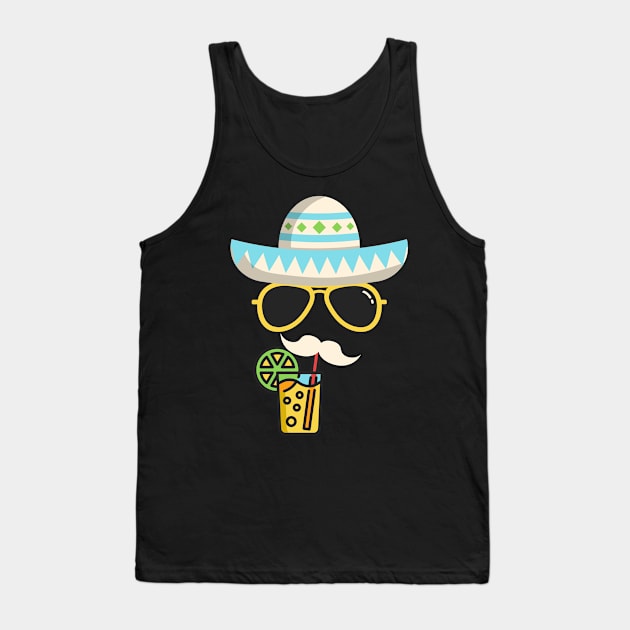 Cinco De Mayo Margarita Tank Top by Etopix